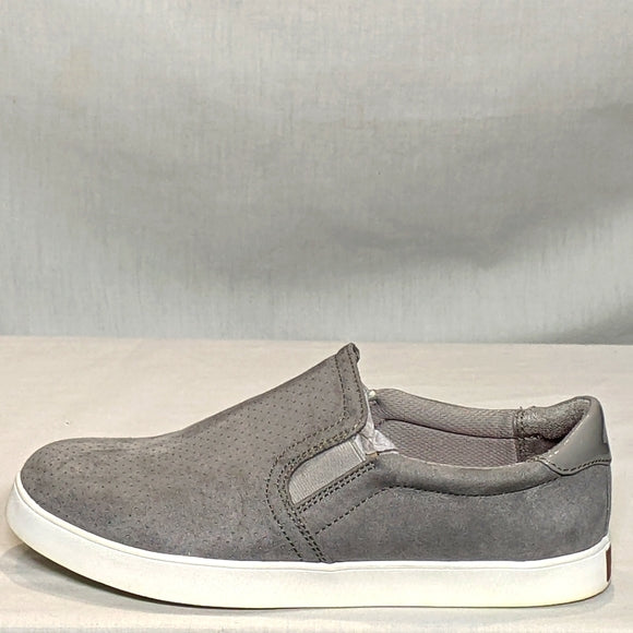 NEW Dr. Scholl's Womens Madison Sneaker Stretch Gore Comfortable Sz 8 Grey Cloud