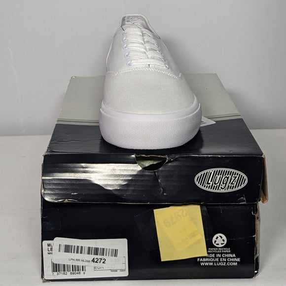 NEW Lugz Mens Lear Classic Fashion Sneaker Sz 9.5 white