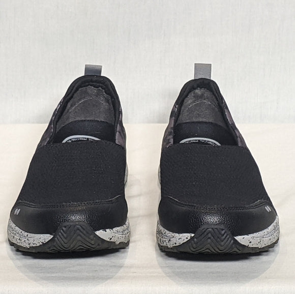 NEW Ryka Womens Sky Walk Chill Slip On Trail Shoe black/grey Sz 8.5