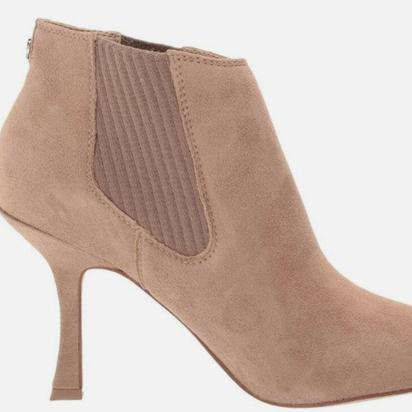 NEW Nine West Womens Sofia Suede Ankle Boot Sz 9 tan