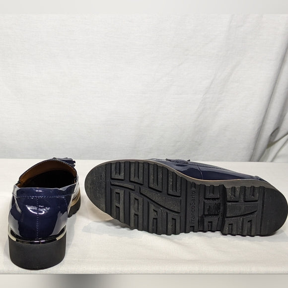 NEW Franco Sarto Women's Carolynn Loafer STUNNING Blue Sz 5.5