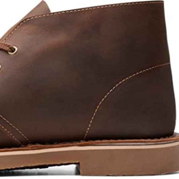 NEW Clarks Chukka Mens Leather Desert Boot Sz 8.5 Tan