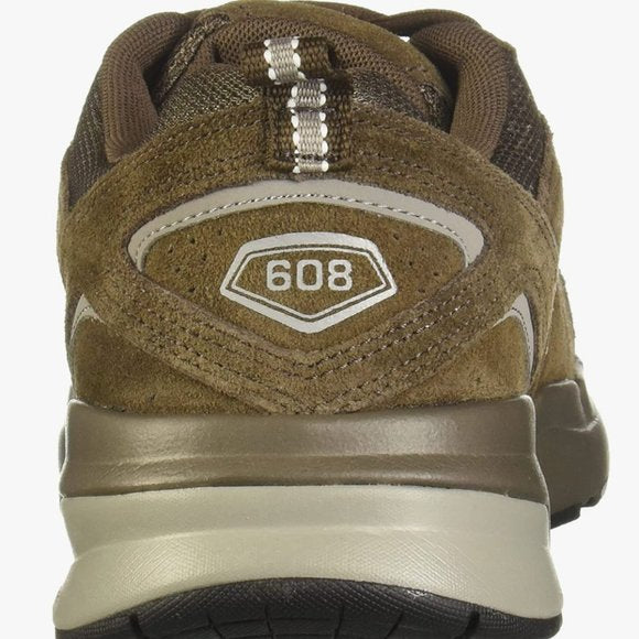 NEW New Balance Mens Suede 608 V5 Casual Comfort Cross Trainer Sz 12 brown