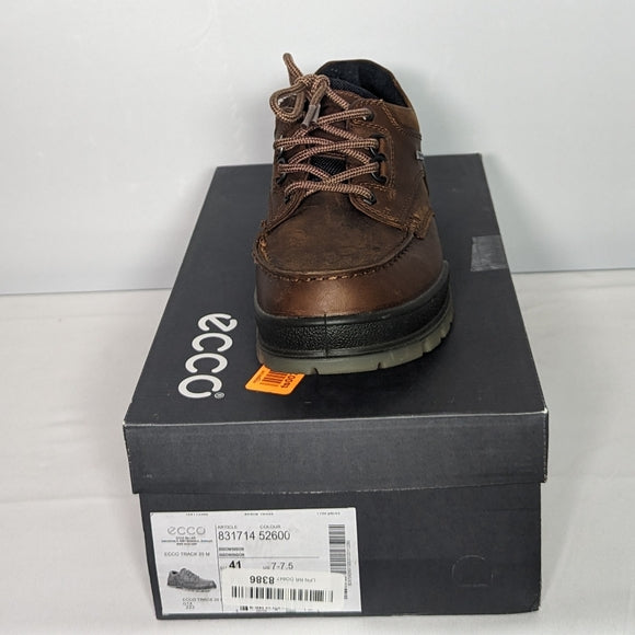 NEW Ecco ECCO Mens Track 25 Low Gore-tex Waterproof Hiking Shoe Sz 7/7.5 41 brow