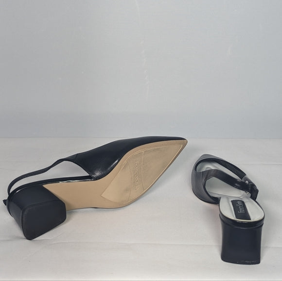 NEW Franco Sarto Womens Slingback Pump Sz 8 black