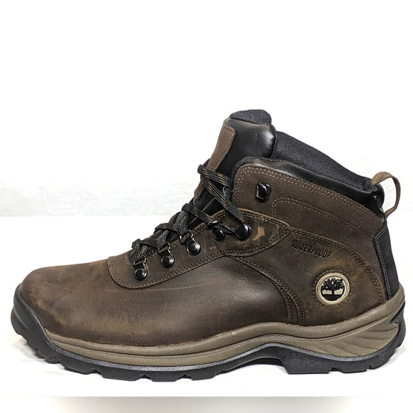 NEW Timberland Mens White Ledge Mid Waterproof Ankle Hiking Boot Brown Sz 10