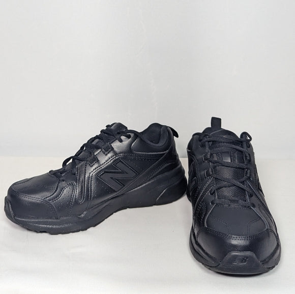 NEW New Balance Mens 608 V5 Leather Casual Comfort Cross Trainer Sz 9 black
