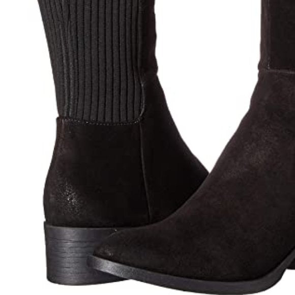 NEW Kenneth Cole New York Womens Levon Knee High Leather Boot Sz 7.5