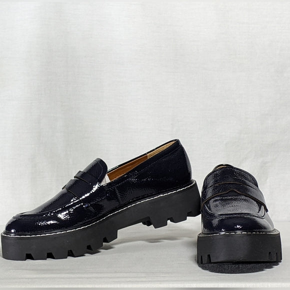NEW Franco Sarto Womens Balin 2 Loafer navy blue Sz 6