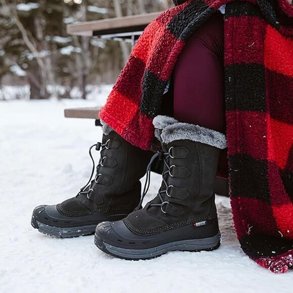 NEW Baffin Womens Chloe Insulated Pac Winter Boots -40c sz 9 black