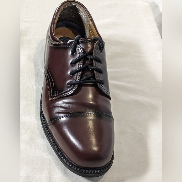 NEW Dockers Men's Gordon Oxfords Leather Cordovan Sz 13 Wide