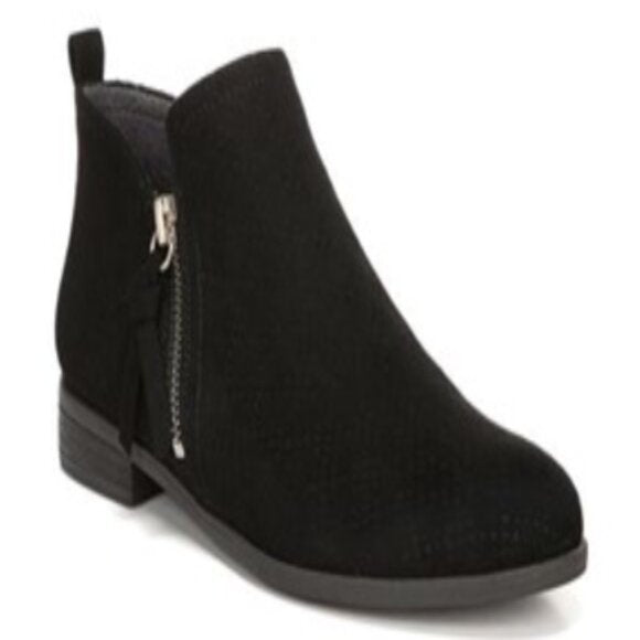 NEW Dr. Scholl's Shoes womens Rate Zip Ankle Boot Sz 9.5 black