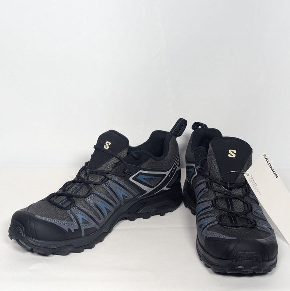 NEW Salomon Mens X Ultra Pioneer AERO Sz 10 grey/blue