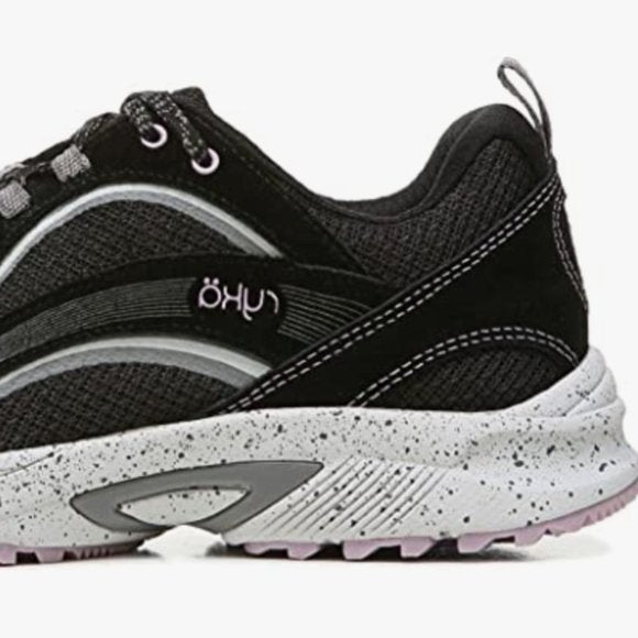 NEW Ryka Womens Sky Walk Trail Walking Hiking Shoe Sz 6.5 black/mauve