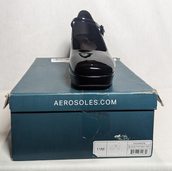 NEW Aerosoles Shannon Classy Womens Platform Heel In Black sz 11