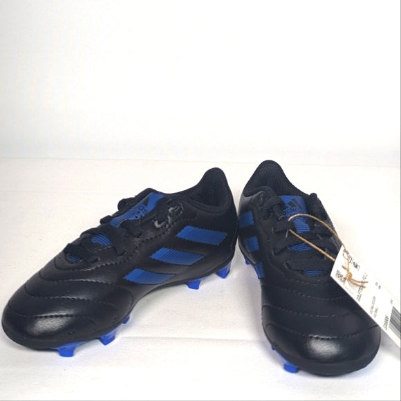 NEW adidas Unisex-Child Goletto VIII Firm Ground Soccer Shoes Sz 10.5 black/blue