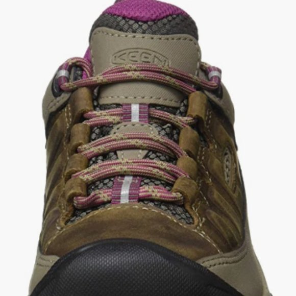 NEW Keen Womens Targhee 3 Low Height Waterproof Hiking Shoe Sz 9 brown