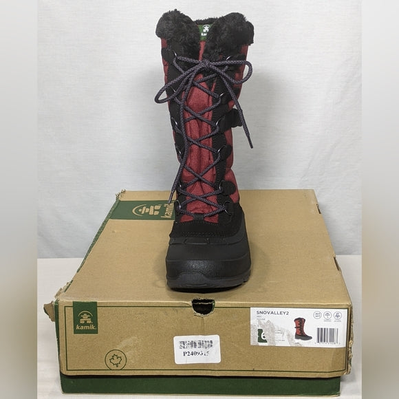 NEW Kamik Womens STUNNING Snow Boots Sz 6 red