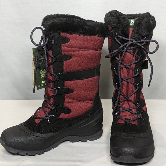 NEW Kamik Womens STUNNING Snow Boots -40c Sz 6 red