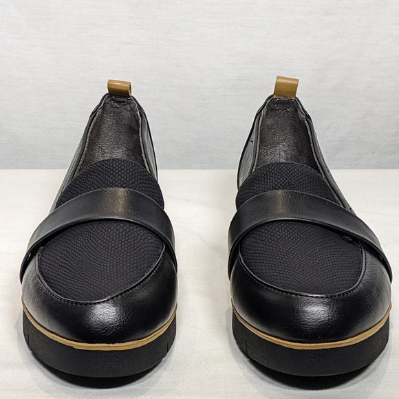 NEW Dr. Scholl's Shoes Womens Webster Loafer Black Sz 8