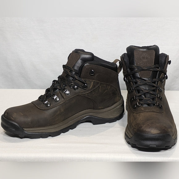 NEW Timberland Mens White Ledge Mid Waterproof Ankle Hiking Boot Brown Sz 10