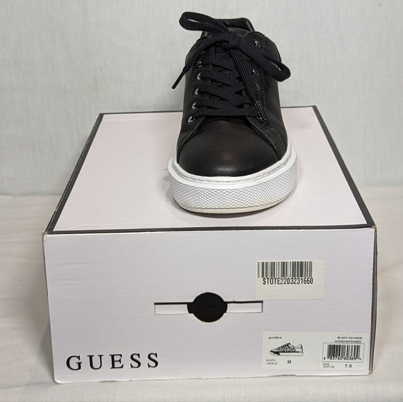 NEW Guess Womens Designer Fashion Sneaker Sz 7.5 black