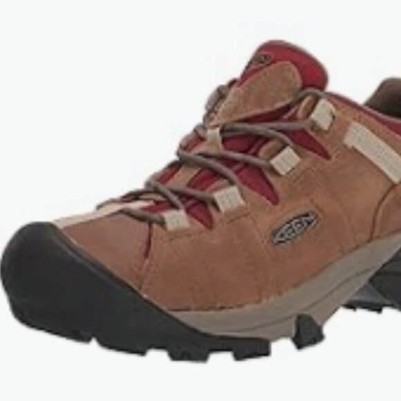 NEW Keen Womens Targhee 2 Low Height Waterproof Hiking Shoe Sz 7 Safari merlot