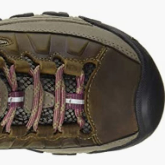 NEW Keen Womens Targhee 3 Low Height Waterproof Hiking Shoe Sz 9 brown