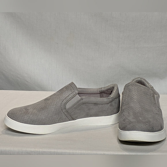 NEW Dr. Scholl's Womens Madison Sneaker Stretch Gore Comfortable Sz 8 Grey Cloud