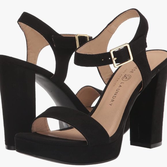 NEW Chinese Laundry Women's Alanah Platform 4.5 inch heel Sz 6 black