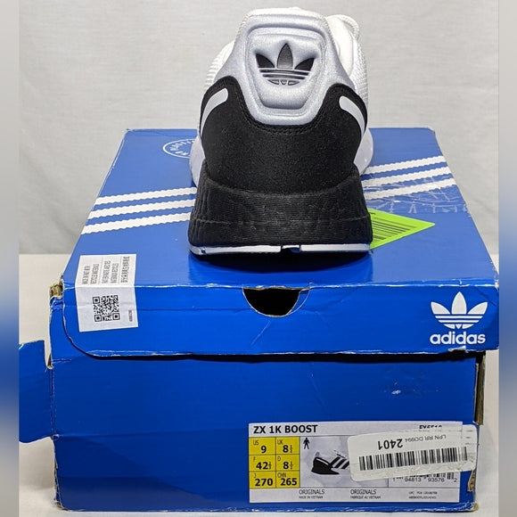 NEW adidas Originals Mens Zx 1k Boost Sneaker Sz 9