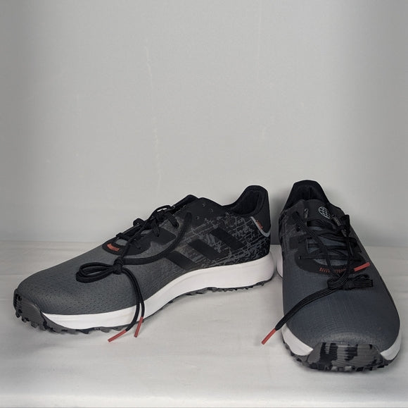NEW adidas mens S2g Boa Spikeless Golf Shoes Sz 14 black/grey