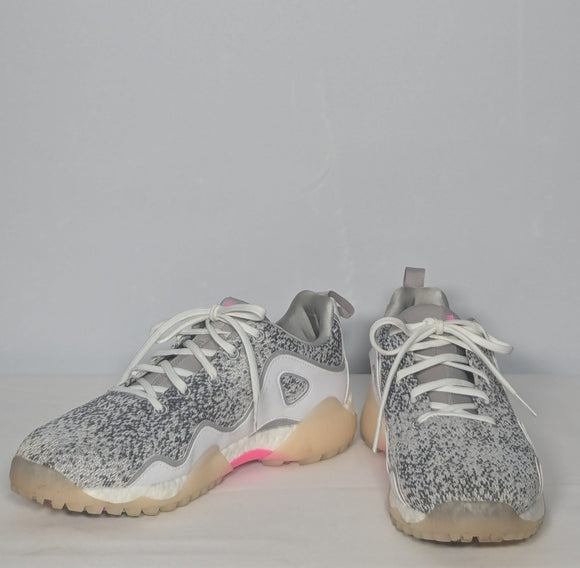 NEW adidas Womens Codechaos 21 Primeblue Spikeless Golf Shoes Sz 9 grey/pink