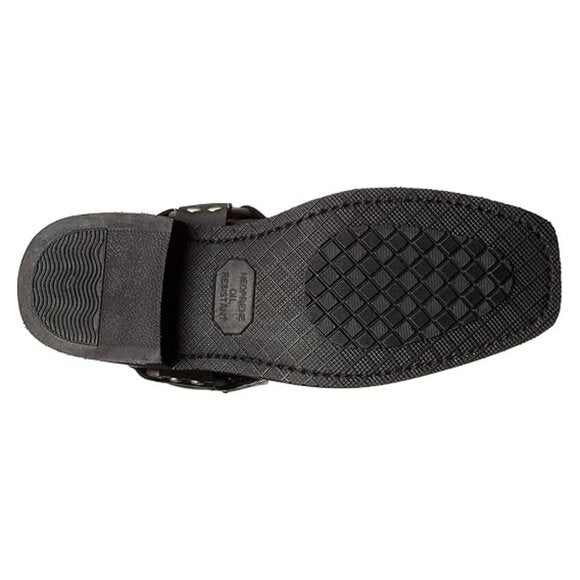 NEW Ad Tec Mens 13 Inch Leather Harness Boot-m Motorcycle Boot sz 11 black