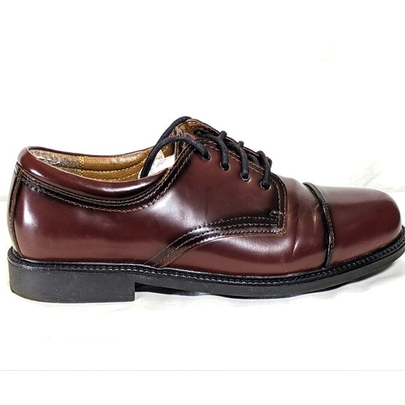 NEW Dockers Men's Gordon Oxfords Leather Cordovan Sz 13 Wide