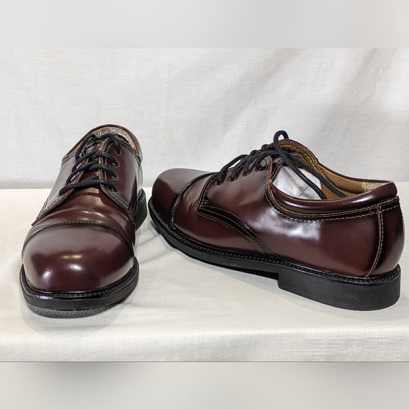 NEW Dockers Men's Gordon Oxfords Leather Cordovan Sz 13 Wide