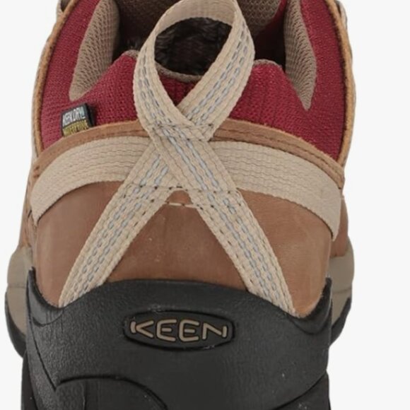 NEW Keen Womens Targhee 2 Low Height Waterproof Hiking Shoe Sz 7 Safari merlot