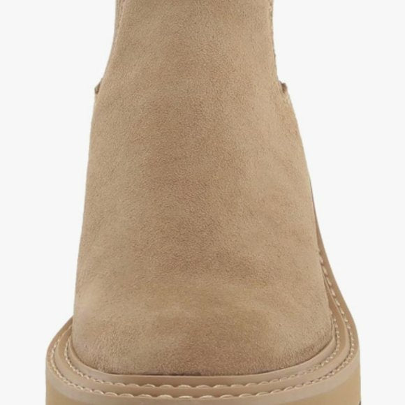 NEW Dolce Vita womens Hoven H2o Fashion Boot mushroom suede Sz 9