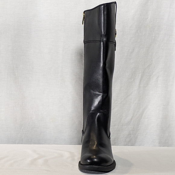 NEW Tommy Hilfiger Womens Shano Equestrian Boot Sz 6.5 black