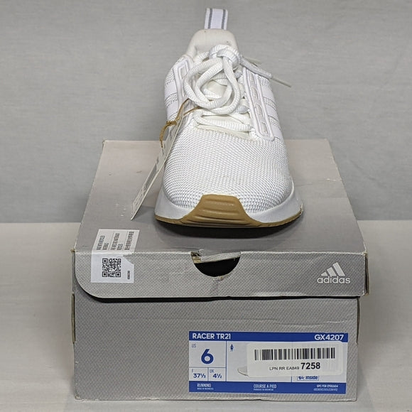 NEW adidas Womens Racer TR21 Shoes Cloud White Sz 6