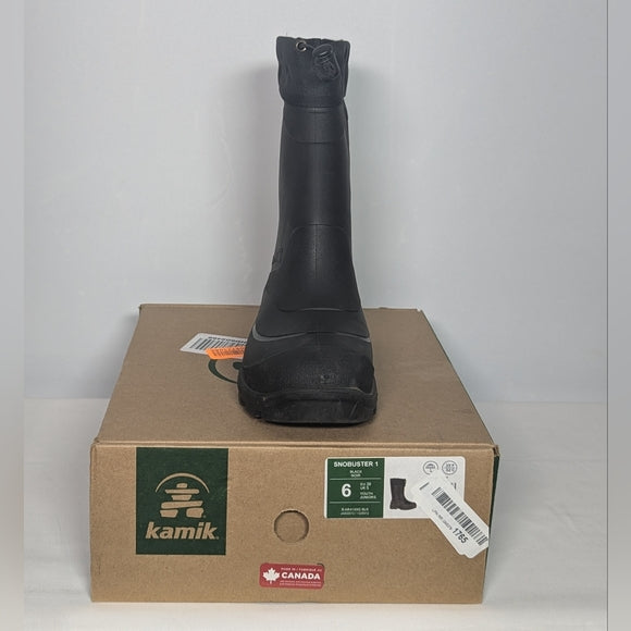 Kamik Kids Snow Boot sz 6 black