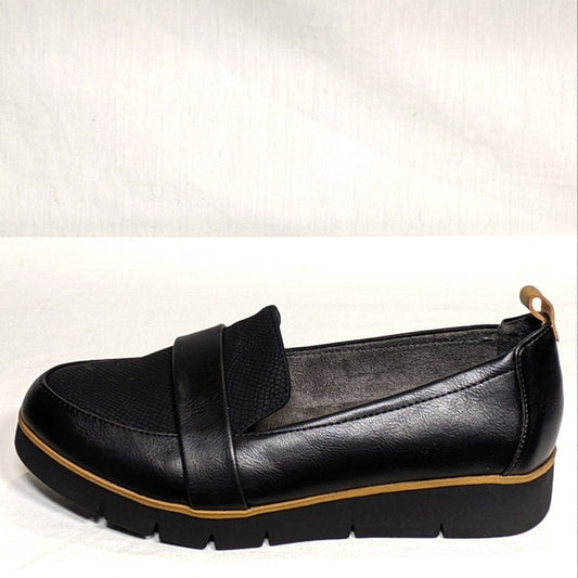 NEW Dr. Scholls Womens Webster Loafer Sz 7.5 black