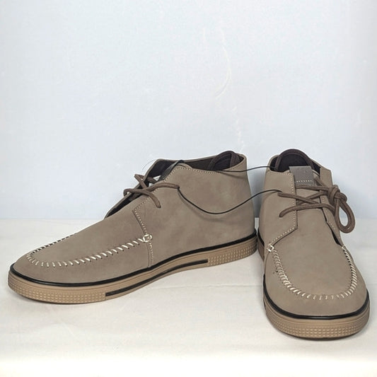 NEW Kenneth Cole Mens Suede Shore Chukka Sz 12 brown