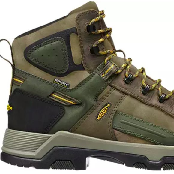 NEW Keen Mens Utilities Davenport Mid All Leather Work Boot Sz 11.5 D wide