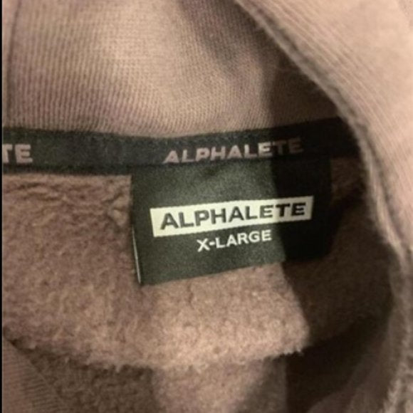 NEW Alphalete Womens Hoodie Sz XL black/grey