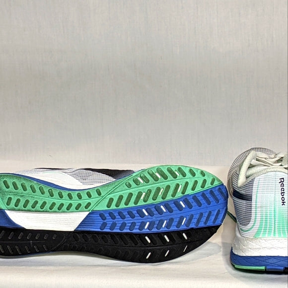NEW Reebok Mens Floatride Energy 3.0 Running Shoe Sz 9.5 white/blue/teal