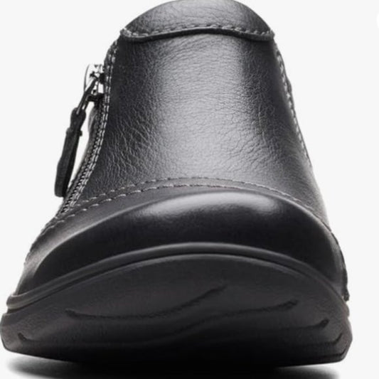 NEW Clarks Womens Carleigh Ray Leather Oxford Sz 6 wide black