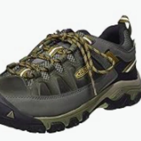 NEW Keen Mens Targhee 3 Oxford Casual Hiking Shoes Black Olive Sz 8.5