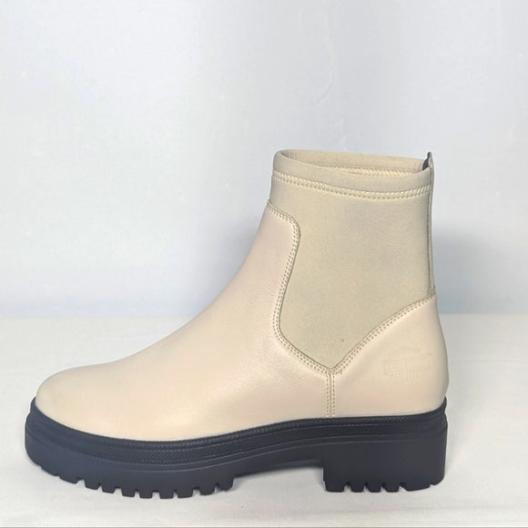 NEW Harley Davidson Womens Off-white Lenora 6" motorcycle boot Sz 10 white