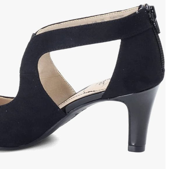 NEW Life Stride Womens Giovanna Pump Sz 6.5 wide blue
